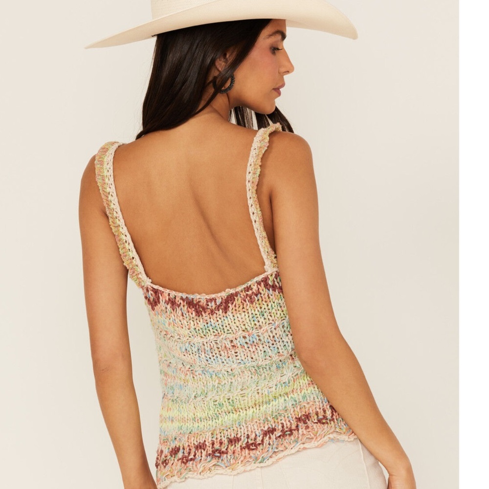 Free People Multicolor Knit Women's Top - Picture 2 of 13